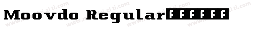 Moovdo Regular字体转换